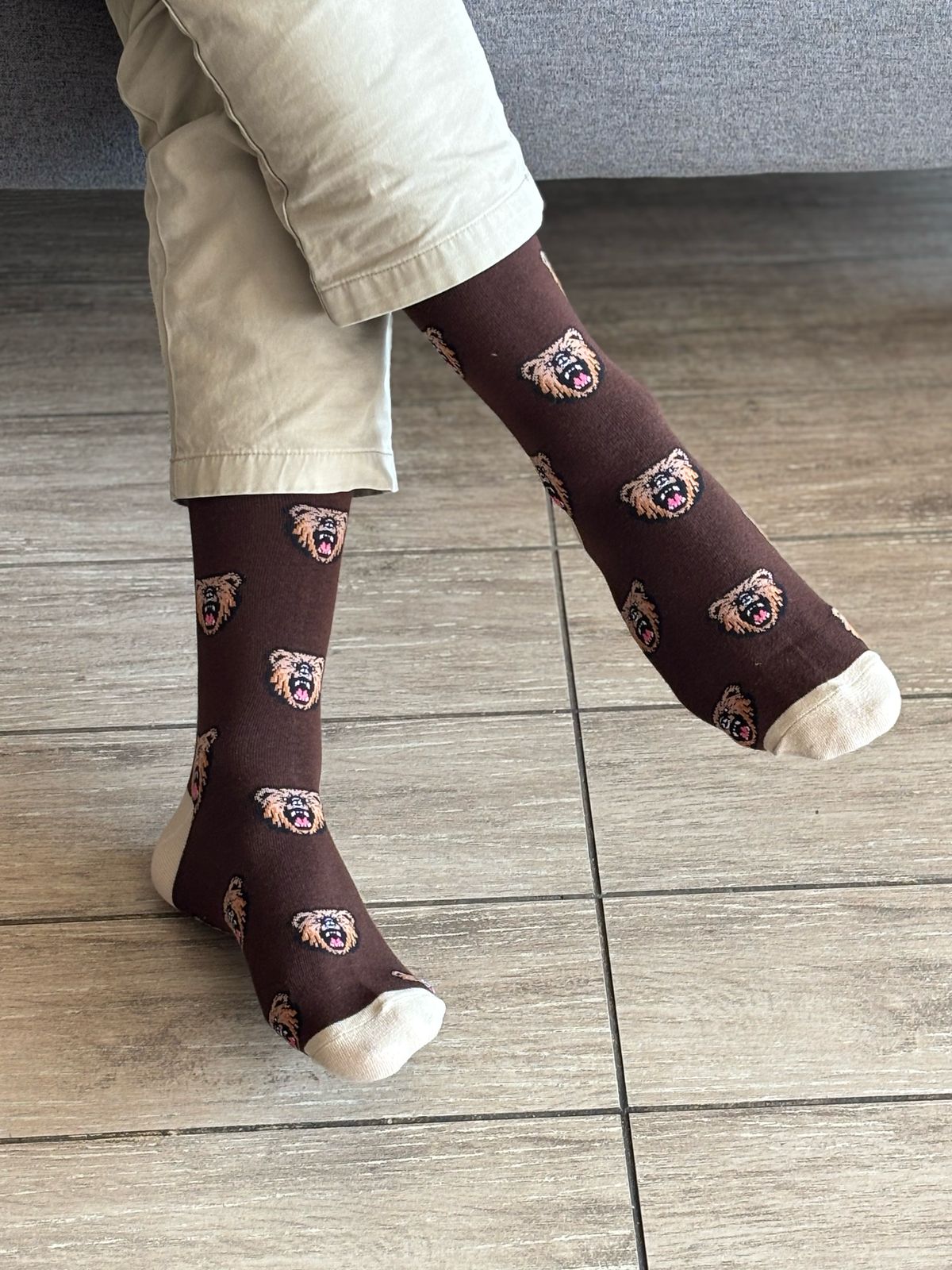 🐻 Calcetines "Oso Grizzly"🌲