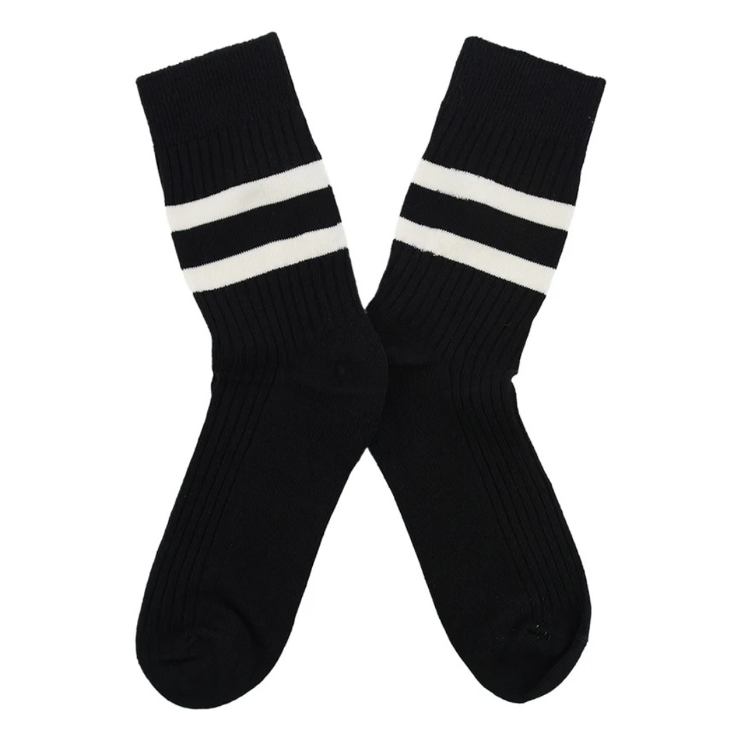 🧦 Calcetines "Black Stripes" 🏁