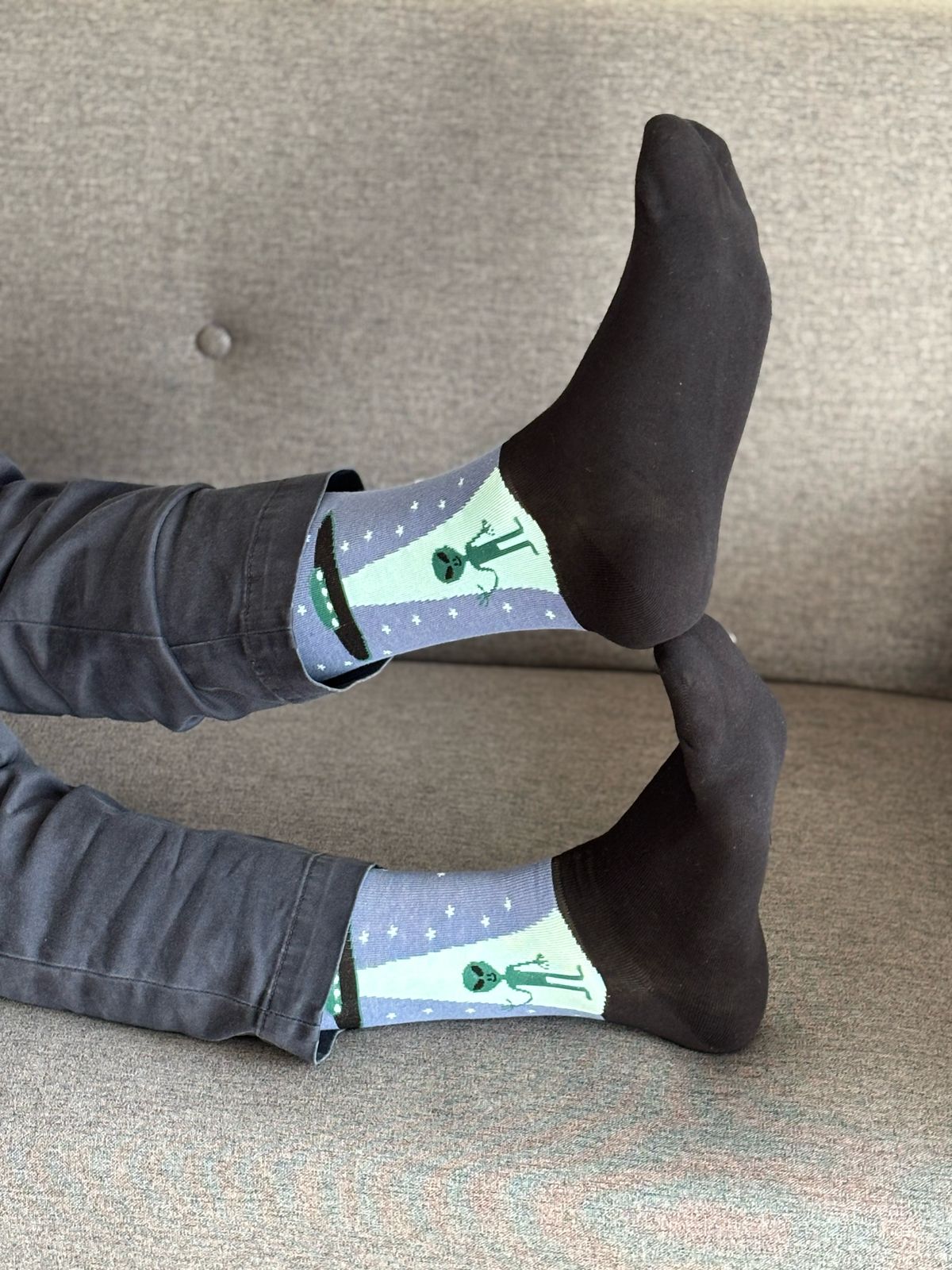 🛸 Calcetines "OVNI con Alien"👽