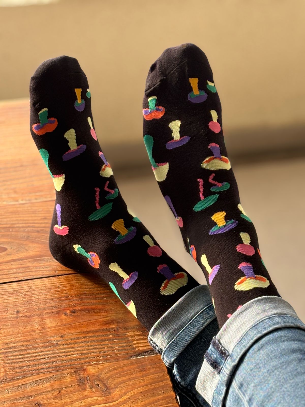 🍄 Calcetines "Hongos de Colores" 🌈