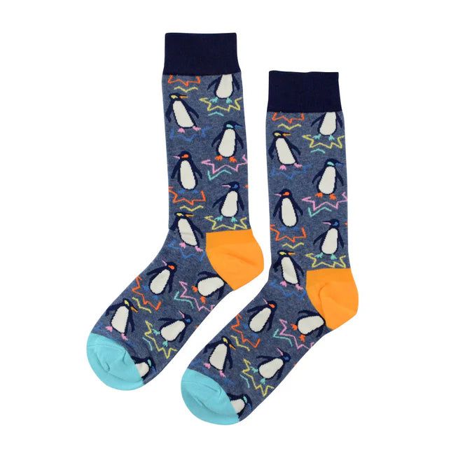 🐧 Calcetines "Pingüinos en el Agua" ❄️