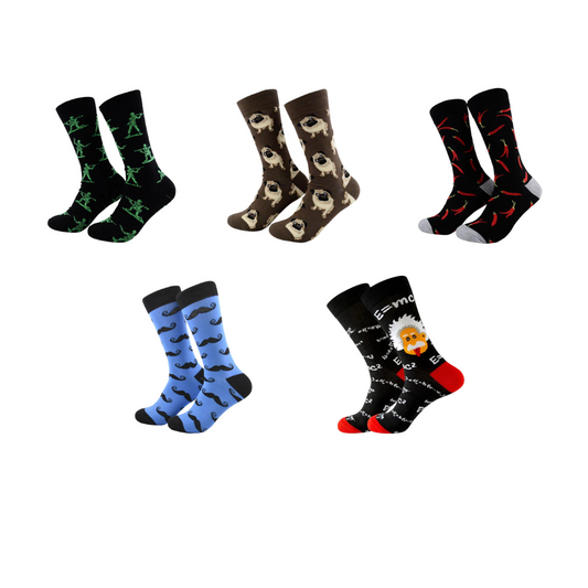🧦 Pack x 5 ¡Cinco veces más estilo, color y actitud!