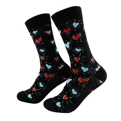 💛💚 Calcetines “Corazón Rebelde” 🖤❤️