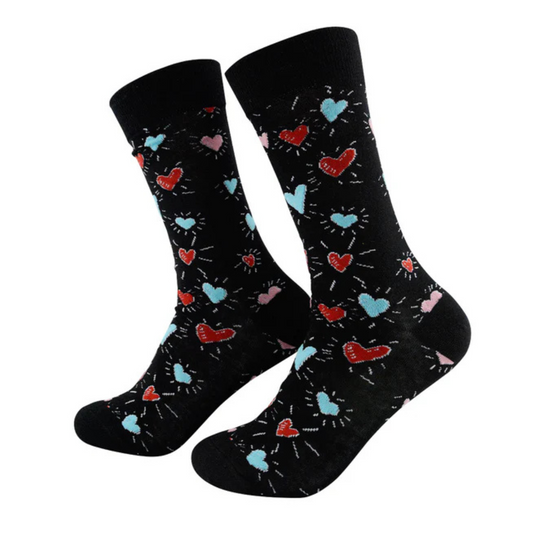 💛💚 Calcetines “Corazón Rebelde” 🖤❤️