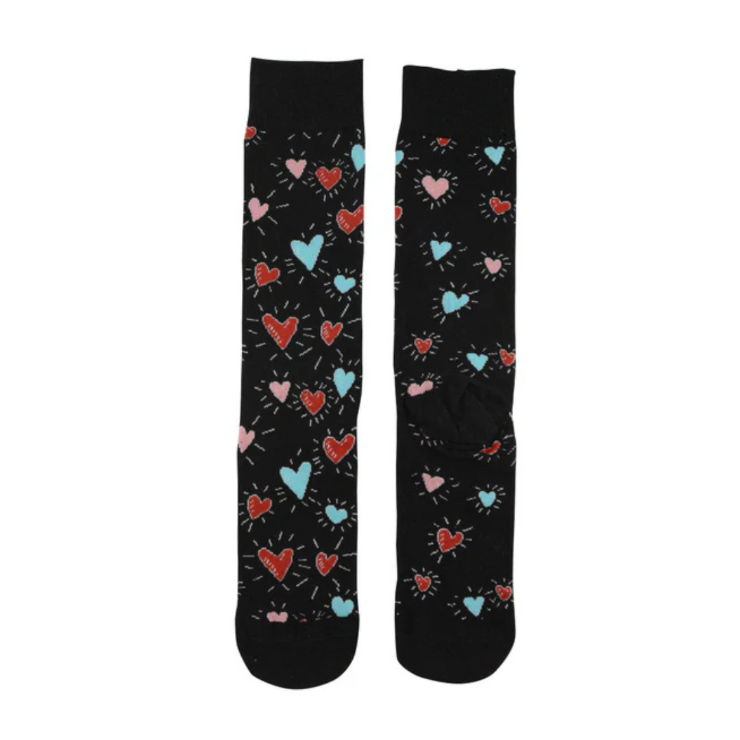💛💚 Calcetines “Corazón Rebelde” 🖤❤️
