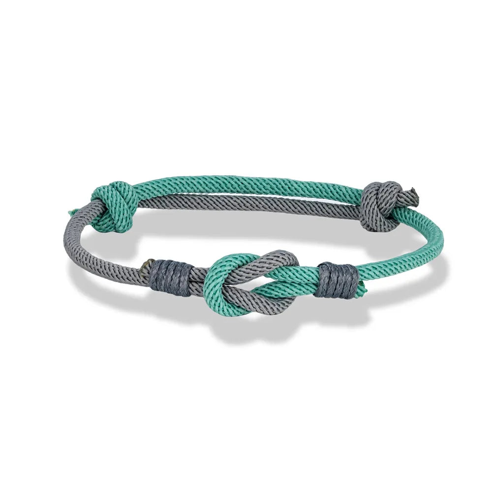 Pulsera Minimalista con Nudo Ajustable – Unisex, Ideal para Parejas, Padre e Hijo o Regalo de Amor