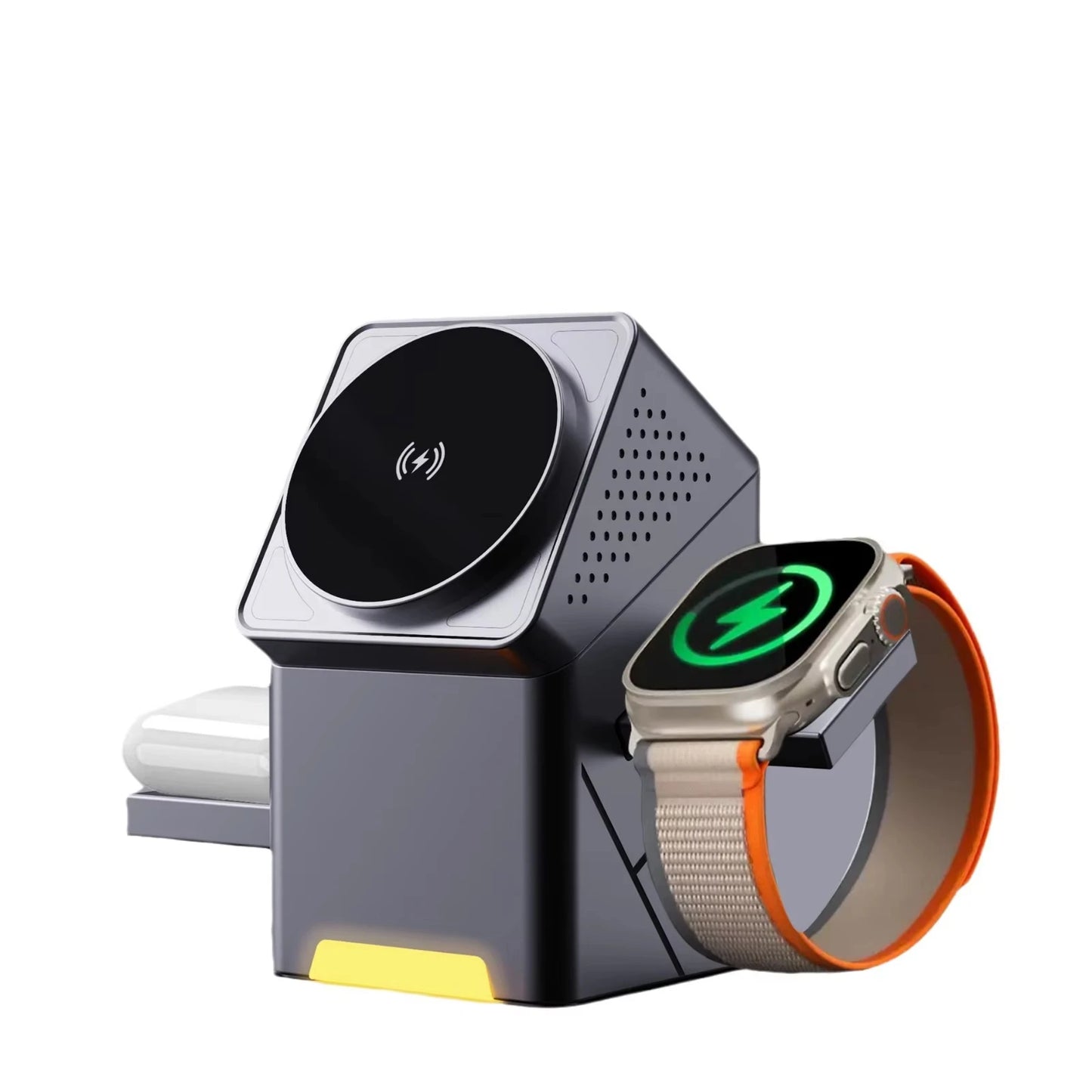 Base de Carga 3 en 1 – Para iPhone, Apple Watch y AirPods