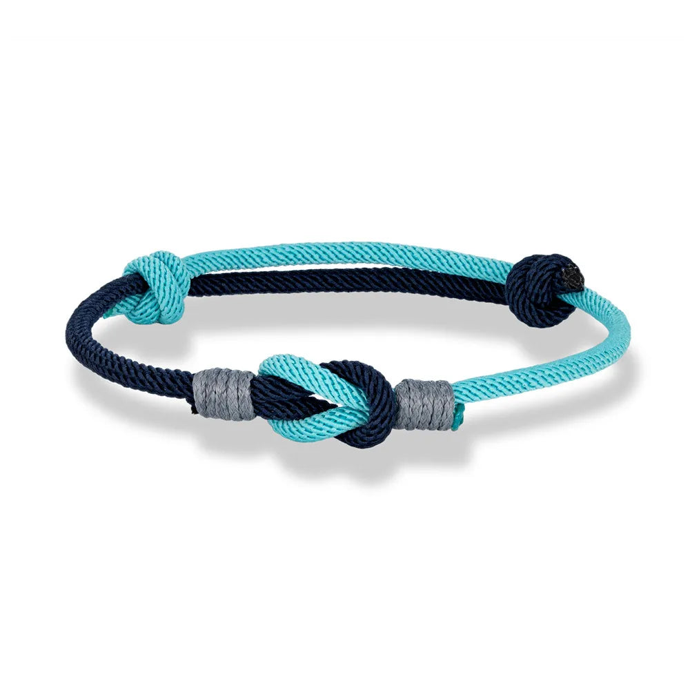 Pulsera Minimalista con Nudo Ajustable – Unisex, Ideal para Parejas, Padre e Hijo o Regalo de Amor