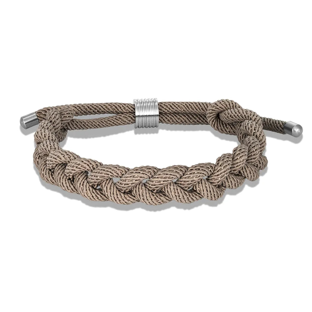 Pulsera de Supervivencia Ajustable con Cordones – Diseño Creativo Hecho a Mano para Rescate y Camping al Aire Libre