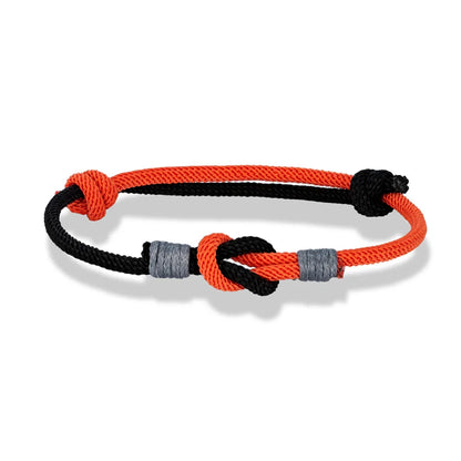 Pulsera Minimalista con Nudo Ajustable – Unisex, Ideal para Parejas, Padre e Hijo o Regalo de Amor