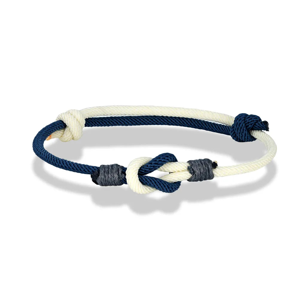 Pulsera Minimalista con Nudo Ajustable – Unisex, Ideal para Parejas, Padre e Hijo o Regalo de Amor