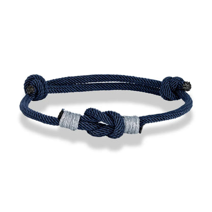 Pulsera Minimalista con Nudo Ajustable – Unisex, Ideal para Parejas, Padre e Hijo o Regalo de Amor