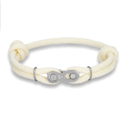 Pulsera de Cadena de Bicicleta para Hombre – Estilo Punk Rock con Cuerda Ajustable