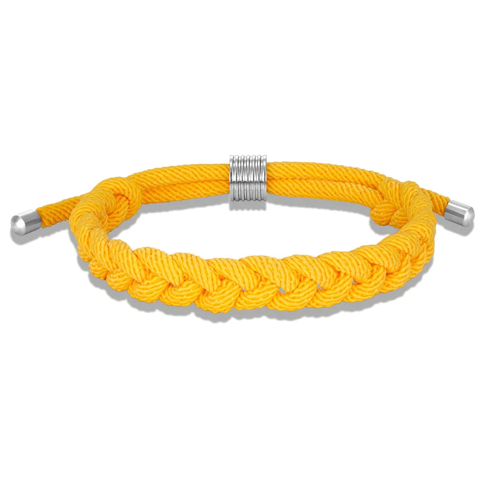 Pulsera de Supervivencia Ajustable con Cordones – Diseño Creativo Hecho a Mano para Rescate y Camping al Aire Libre