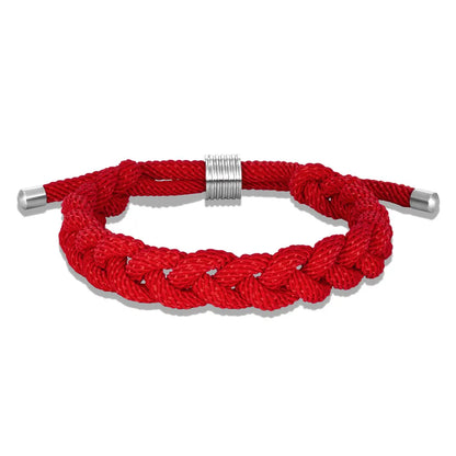 Pulsera de Supervivencia Ajustable con Cordones – Diseño Creativo Hecho a Mano para Rescate y Camping al Aire Libre