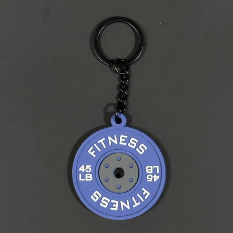 Llavero Mancuerna de Silicona – Regalo Fitness para Amantes del Gimnasio