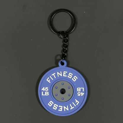 Llavero Mancuerna de Silicona – Regalo Fitness para Amantes del Gimnasio