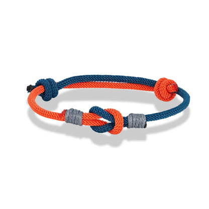 Pulsera Minimalista con Nudo Ajustable – Unisex, Ideal para Parejas, Padre e Hijo o Regalo de Amor