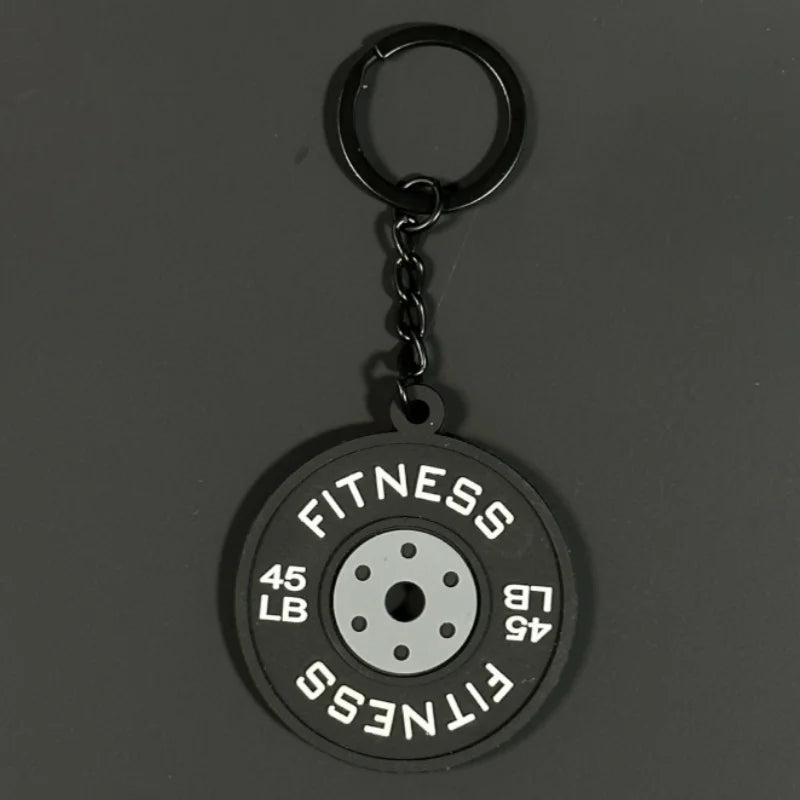 Llavero Mancuerna de Silicona – Regalo Fitness para Amantes del Gimnasio