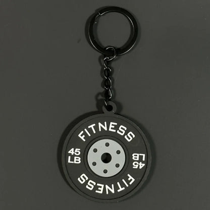 Llavero Mancuerna de Silicona – Regalo Fitness para Amantes del Gimnasio