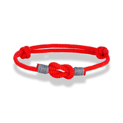 Pulsera Minimalista con Nudo Ajustable – Unisex, Ideal para Parejas, Padre e Hijo o Regalo de Amor