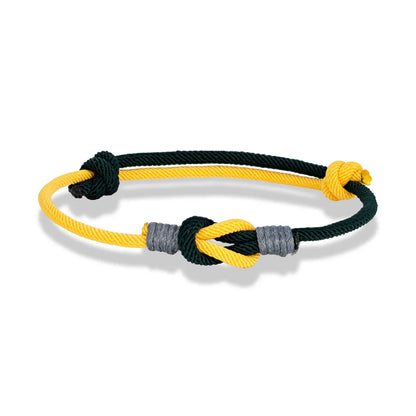 Pulsera Minimalista con Nudo Ajustable – Unisex, Ideal para Parejas, Padre e Hijo o Regalo de Amor