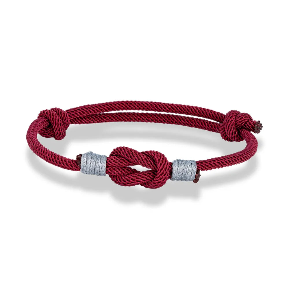 Pulsera Minimalista con Nudo Ajustable – Unisex, Ideal para Parejas, Padre e Hijo o Regalo de Amor