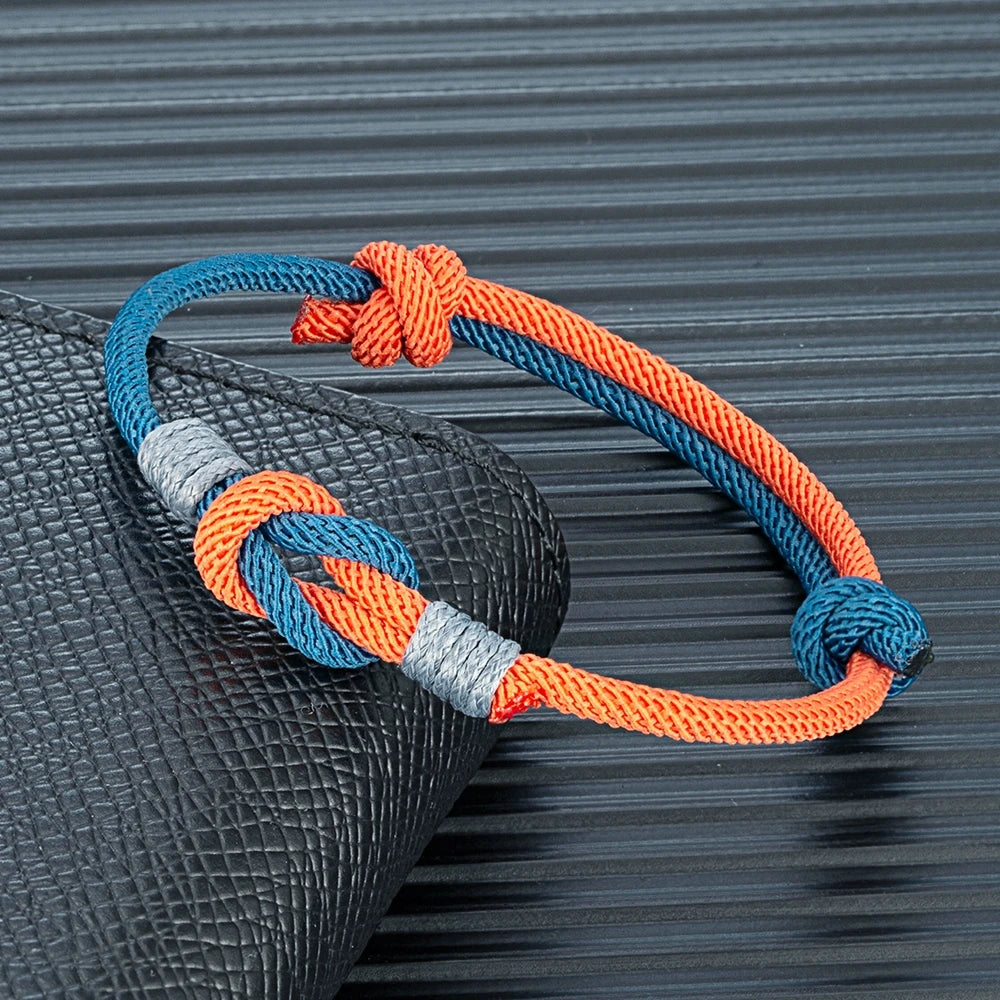 Pulsera Minimalista con Nudo Ajustable – Unisex, Ideal para Parejas, Padre e Hijo o Regalo de Amor