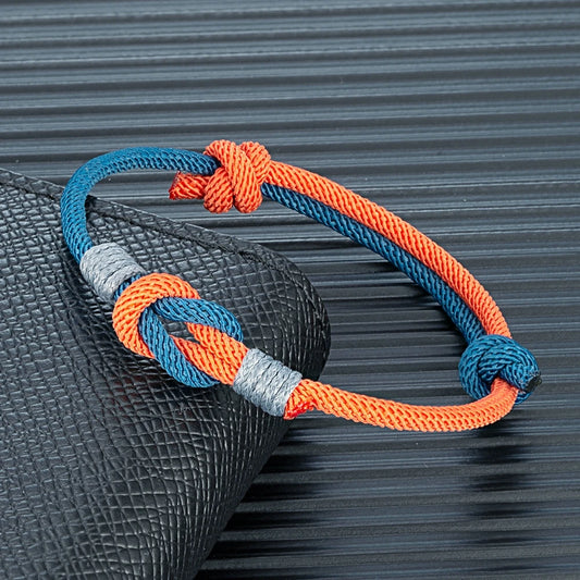 Pulsera Minimalista con Nudo Ajustable – Unisex, Ideal para Parejas, Padre e Hijo o Regalo de Amor