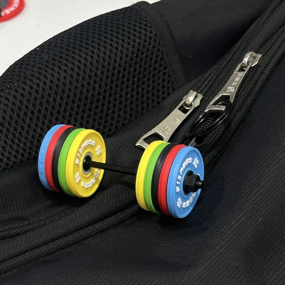 Llavero Mancuerna de Silicona – Regalo Fitness para Amantes del Gimnasio