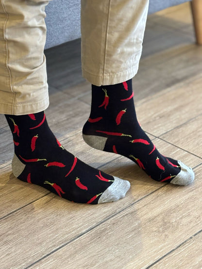 🌶️ Calcetines "Ajíes Rojos"🔥
