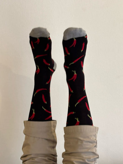 🌶️ Calcetines "Ajíes Rojos"🔥