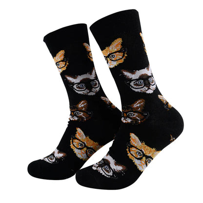 😻 Calcetines "Gato con Anteojos" 🕶️
