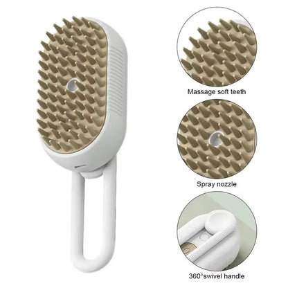 Cepillo de Vapor para Gatos y Perros