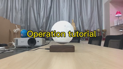 Lampara Lunar Flotante 3D